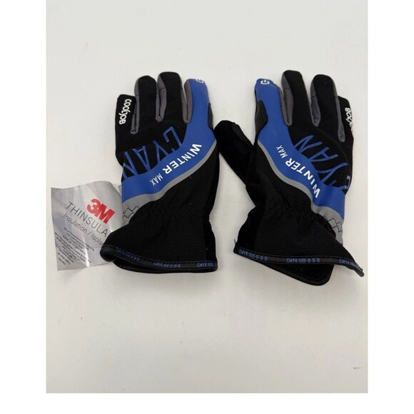 COOLJOB Leather Gloves Waterproof Winter Max Touch Screen 3M Thinsulate Medium - Picture 10 of 13